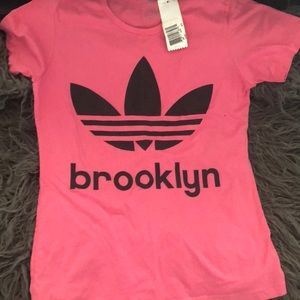 Adidas pink T shirt